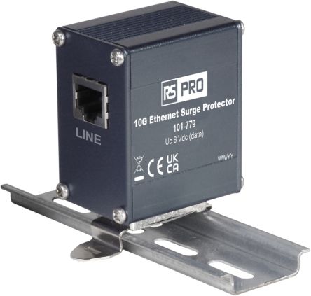 RS PRO Industrial Surge Protector, 2000A, 20 V, DIN Rail Mount [0]; 101-779
