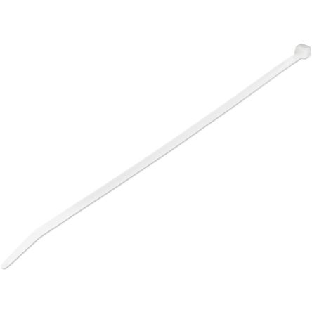 StarTech.com Cable Tie, Cable Ties, 250mm x 4 mm, White Nylon, Pk-1000 [CBMZT10NK]; 102-537