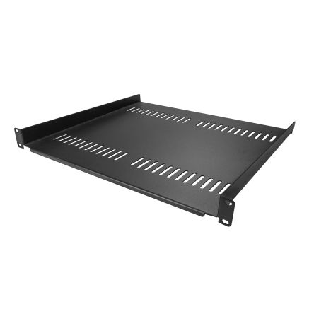 StarTech.com CABSHELF Series Black Shelf, 1U, 20kg Load, 483mm x 400mm [CABSHELF116V2PK]; 102-574
