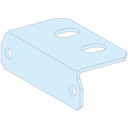 Schneider Electric Cable Clamp, Wedge, 45.5mm x 25 mm, Natural, Pk-1 [LVS04669]; 110-250
