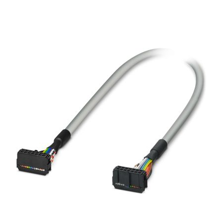 Phoenix Contact CK2211 Series Round IDC Socket Cable Assembly, 2.54mm Pitch, 3m Length, IDC to IDC [2288956]; 129-900