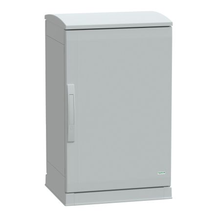 Schneider Electric PanelSeT Series Fibreglass Reinforced Polyester Single-Door-Door Floor Standing Enclosure, Opaque [NSYPLAZT754G]; 130-455