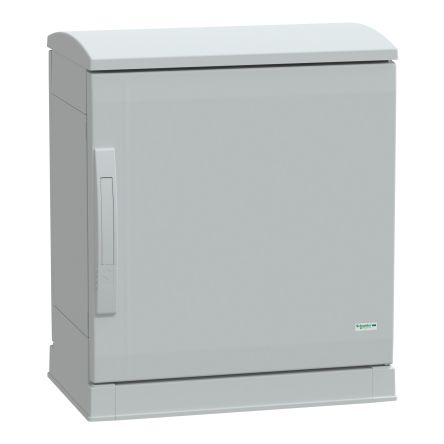 Schneider Electric PanelSeT Series Fibreglass Reinforced Polyester Single-Door-Door Floor Standing Enclosure, Opaque [NSYPLAZT553G]; 130-456