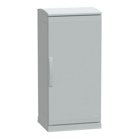 Schneider Electric PanelSeT Series Fibreglass Reinforced Polyester Single-Door-Door Floor Standing Enclosure, Opaque [NSYPLAZT1054G]; 130-459