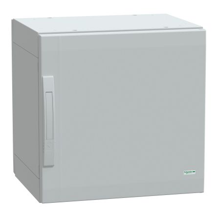 Schneider Electric PanelSeT Series Fibreglass Reinforced Polyester Single-Door-Door Floor Standing Enclosure, Opaque [NSYPLA554G]; 130-470