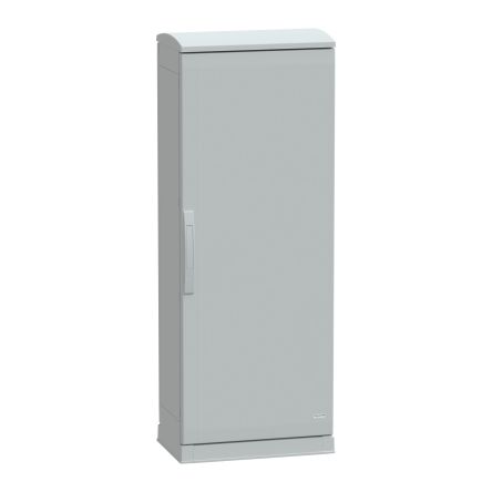 Schneider Electric PanelSeT Series Fibreglass Reinforced Polyester Single-Door-Door Floor Standing Enclosure, Opaque [NSYPLAZT1253G]; 130-512