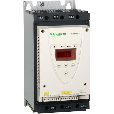 Schneider Electric Altistart 22 Soft Starter, , 20 hp, 208 → 600 V, 3 Phase, IP20 [ATS22D75S6U]; 130-721
