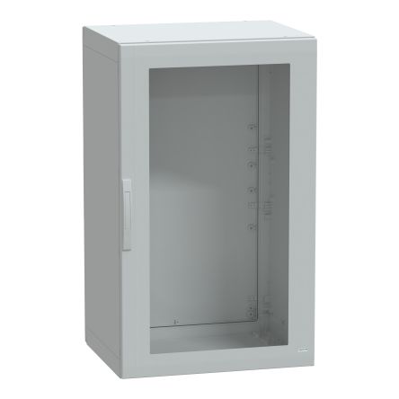 Schneider Electric PanelSeT Series Fibreglass Reinforced Polyester Single-Door-Door Floor Standing Enclosure, [NSYPLA1276TG]; 130-753