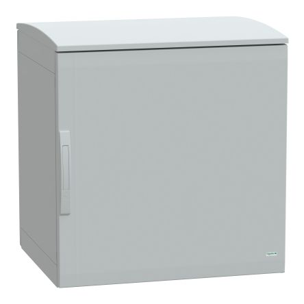 Schneider Electric PanelSeT Series Fibreglass Reinforced Polyester Single-Door-Door Floor Standing Enclosure, Opaque [NSYPLAT776G]; 130-771
