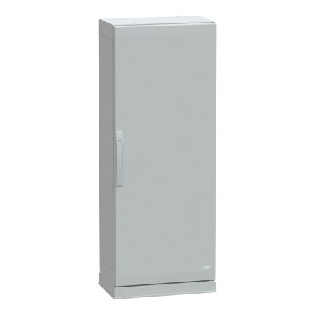 Schneider Electric PanelSeT Series Fibreglass Reinforced Polyester Single-Door-Door Floor Standing Enclosure, Opaque [NSYPLAZ1253G]; 130-890