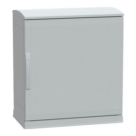 Schneider Electric PanelSeT Series Fibreglass Reinforced Polyester Single-Door-Door Floor Standing Enclosure, Opaque [NSYPLAZT774G]; 130-948