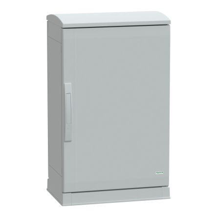 Schneider Electric PanelSeT Series Fibreglass Reinforced Polyester Single-Door-Door Floor Standing Enclosure, Opaque [NSYPLAZT753G]; 130-949
