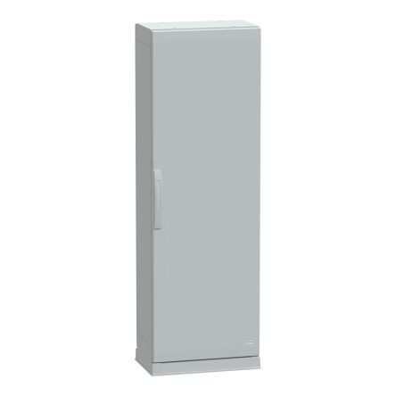 Schneider Electric PanelSeT Series Fibreglass Reinforced Polyester Single-Door-Door Floor Standing Enclosure, Opaque [NSYPLAZ1553G]; 130-954