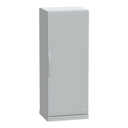 Schneider Electric PanelSeT Series Fibreglass Reinforced Polyester Single-Door-Door Floor Standing Enclosure, Opaque [NSYPLAZ1254G]; 130-955