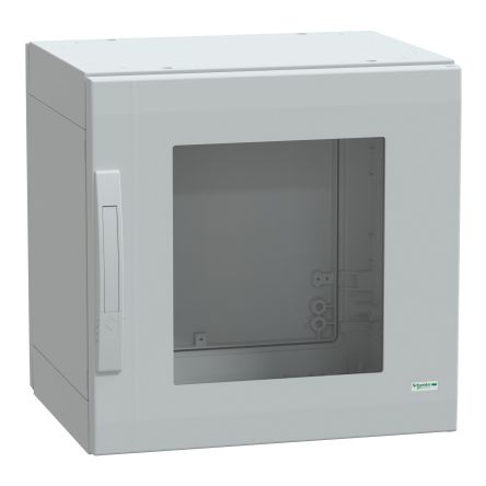 Schneider Electric PanelSeT Series Fibreglass Reinforced Polyester Single-Door-Door Floor Standing Enclosure, [NSYPLA554TG]; 130-983