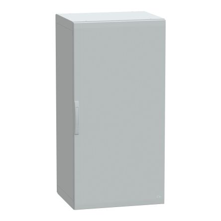 Schneider Electric PanelSeT Series Fibreglass Reinforced Polyester Single-Door-Door Floor Standing Enclosure, Opaque [NSYPLA1576G]; 130-985