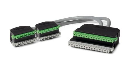 Phoenix Contact CAB-MSTB Series Cable for Use with Honeywell C300 Universal I/O, 30 V ac/dc [2908403]; 133-858