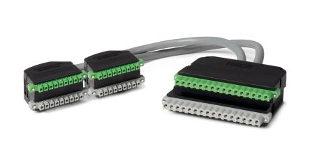 Phoenix Contact CAB-MSTB Series Cable for Use with Honeywell C300 Universal I/O, 30 V ac/dc [2908406]; 133-862