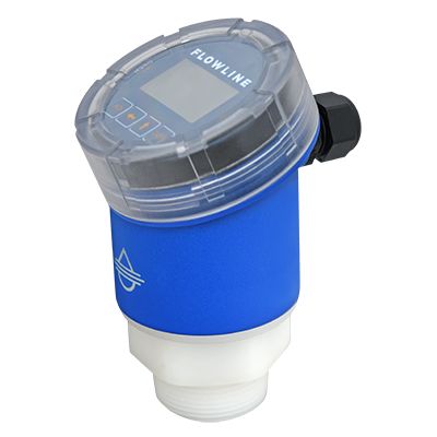 Flowline LR83 Series Radar Level Sensor, Modbus Output, Flange Mount, Polybutylene Terephthalate Body [LR83-0301]; 149-425