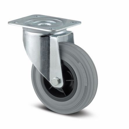 Tente Castor Wheel, 160kg Capacity, 200mm Wheel [600789]; 170-864