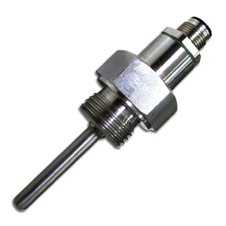 Prosensor PT100 Temperature Probe, 6mm Dia, 300mm Long, 2 Wire, G1/2, Class A +100°C Max [DTR12300-5]; 192-197