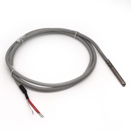 Prosensor PT100 Temperature Probe, 6mm Dia, 50mm Long, 3 Wire, Class A +180°C Max [SLSR50SI1-10M]; 192-237