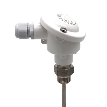 Prosensor PT100 Temperature Probe, 8mm Dia, 100mm Long, 3 Wire, G1/2, Class A +450°C Max [BOSI1001-8]; 192-268