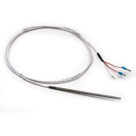 Prosensor PT100 Temperature Probe, 3mm Dia, 100mm Long, 3 Wire, Class A +250°C Max [SL31003F-3M]; 192-350