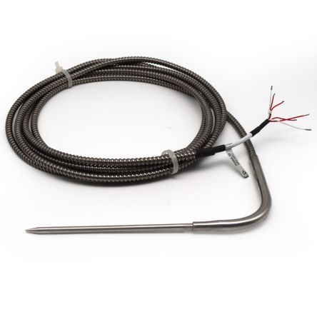 Prosensor PT100 Temperature Tip Probe, 5mm Dia, 150mm Long, 3 Wire, Probe, Class A +250°C Max [SAPC51501FL3]; 192-355