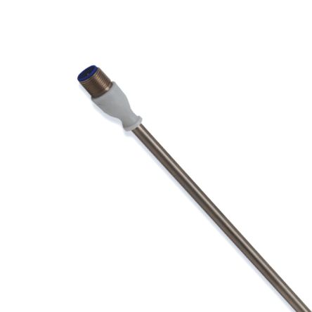 Prosensor PT100 Temperature Probe, 4.5mm Dia, 100mm Long, 3 Wire, M12, Class A +250°C Max [PLSM12-45-100]; 192-380