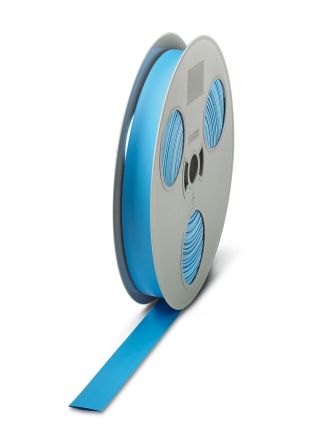 Phoenix Contact Halogen Free Heat Shrink Cable Sleeve, Blue 12.7 → 25.4mm Sleeve Dia. x 80m Length 2:1 Ratio, [0864108]; 268-667