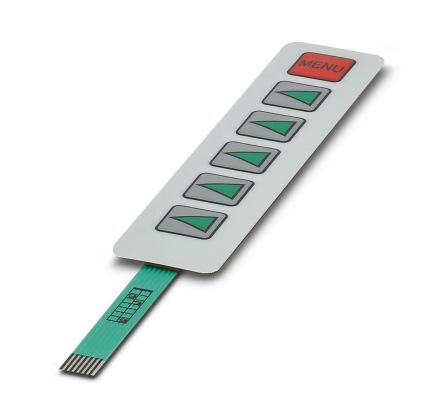 Phoenix Contact 6 Key Polyester Keypad [2203572]; 268-866