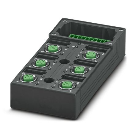 Phoenix Contact SACB Series Distribution Unit, M12, 4 way, 6 port [1516742]; 269-030