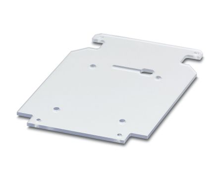 Phoenix Contact HCS Series Polycarbonate Mounting Plate, 113mm H, 81mm W, 2mm L for Use with Housing [1031980]; 269-163