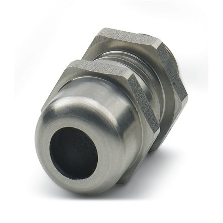 Phoenix Contact G-INS Series Silver PA 6 Cable Gland, M20 Thread, 6mm min., 12mm max., IP66, IP68, IP69 [1424543]; 269-174