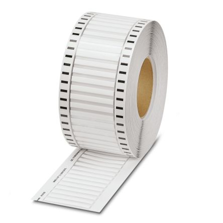 Phoenix Contact Halogen Free Heat Shrink Cable Sleeve, White 1.5 → 3.2mm Sleeve Dia. x 60mm Length 2:1 Ratio, [0810100]; 269-382