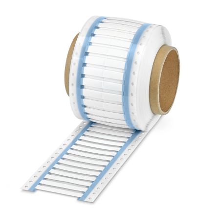 Phoenix Contact Halogen Free Heat Shrink Cable Sleeve, White 1.6 → 4.8mm Sleeve Dia. x 30mm Length 3:1 Ratio, [0800388]; 269-418