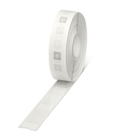 Phoenix Contact WML Adhesive Cable Markers, White, Pre-printed "Unmarked", 9 → 14mm Cable, for Cable Ducts, [0803386]; 270-171