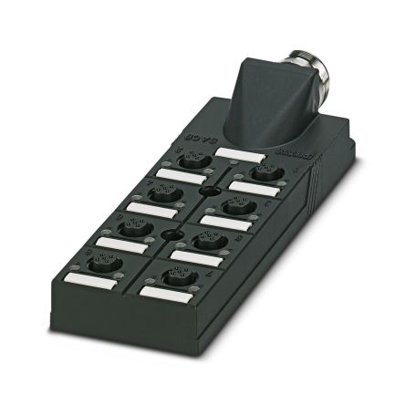 Phoenix Contact SACB Series Distribution Unit, M12, 4 way, 8 port [1692776]; 270-261