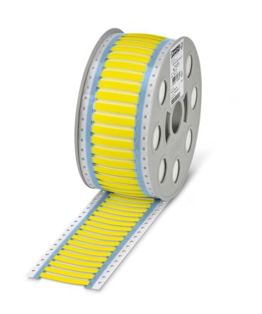 Phoenix Contact Halogen Free Heat Shrink Cable Sleeve, Yellow 1.8 → 4.8mm Sleeve Dia. x 60mm Length 3:1 Ratio, [0803103]; 270-481