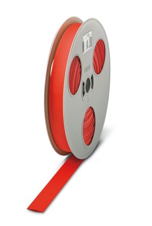 Phoenix Contact Halogen Free Heat Shrink Cable Sleeve, Red 12.7 → 25.4mm Sleeve Dia. x 80m Length 2:1 Ratio, [0864107]; 270-539