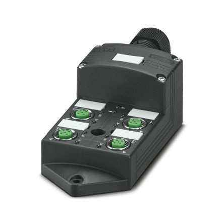 Phoenix Contact 15167 Series Sensor Hub, M12, 4 way, 4 port [1516784]; 270-611