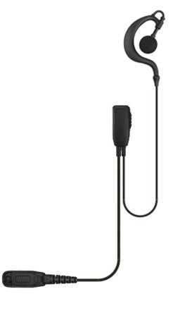 G Shape Earpiece for Motorola DP4000 Series Two-Way Radios [11ECH1040M7]; 276-150