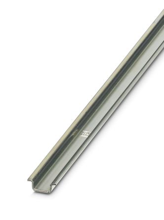 Phoenix Contact Steel DIN Rail, C Compatible, 218mm x 15mm x 5mm [3002628]; 280-579
