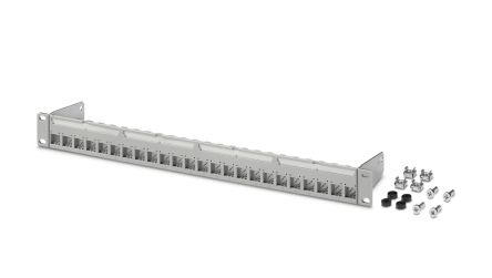 Phoenix Contact Grey Steel Marshalling Panel, 482.6 x 43.6 x 83.4mm [1422978]; 280-612