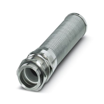 Phoenix Contact 14151 Series Silver Brass Cable Gland, M40 Thread, 16mm min., 28mm max., IP68, IP69 [1415185]; 280-655