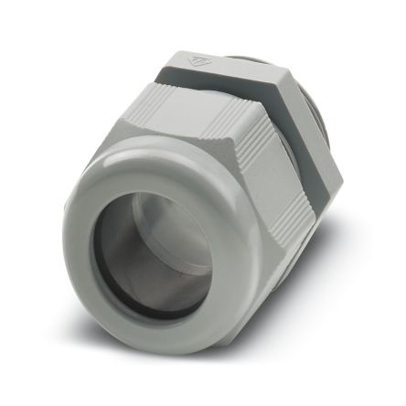 Phoenix Contact 14111 Series Grey Polyamide Cable Gland, M50 Thread, 30mm min., 38mm max., IP66, IP68 [1411129]; 281-358