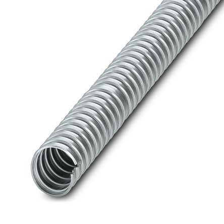Phoenix Contact 10m Silver Cable Cover in Steel, 18mm Inside dia. [3240699]; 281-434