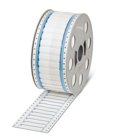 Phoenix Contact Halogen Free Heat Shrink Cable Sleeve, White 2.1 → 6.4mm Sleeve Dia. x 30mm Length 3:1 Ratio, [1067778]; 281-784