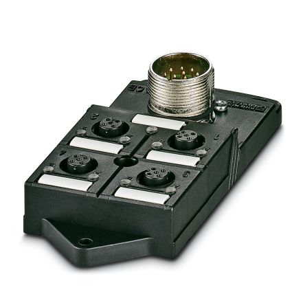 Phoenix Contact SACB Series Distribution Unit, M12, 4 way, 4 port [1692404]; 282-083